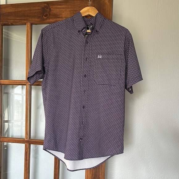 Cinch Purple Casual Button ARENAFLEX shirt - Picture 1 of 4